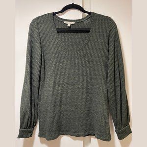 Express Long Sleeve Shirt Like New, Medium, Army Green